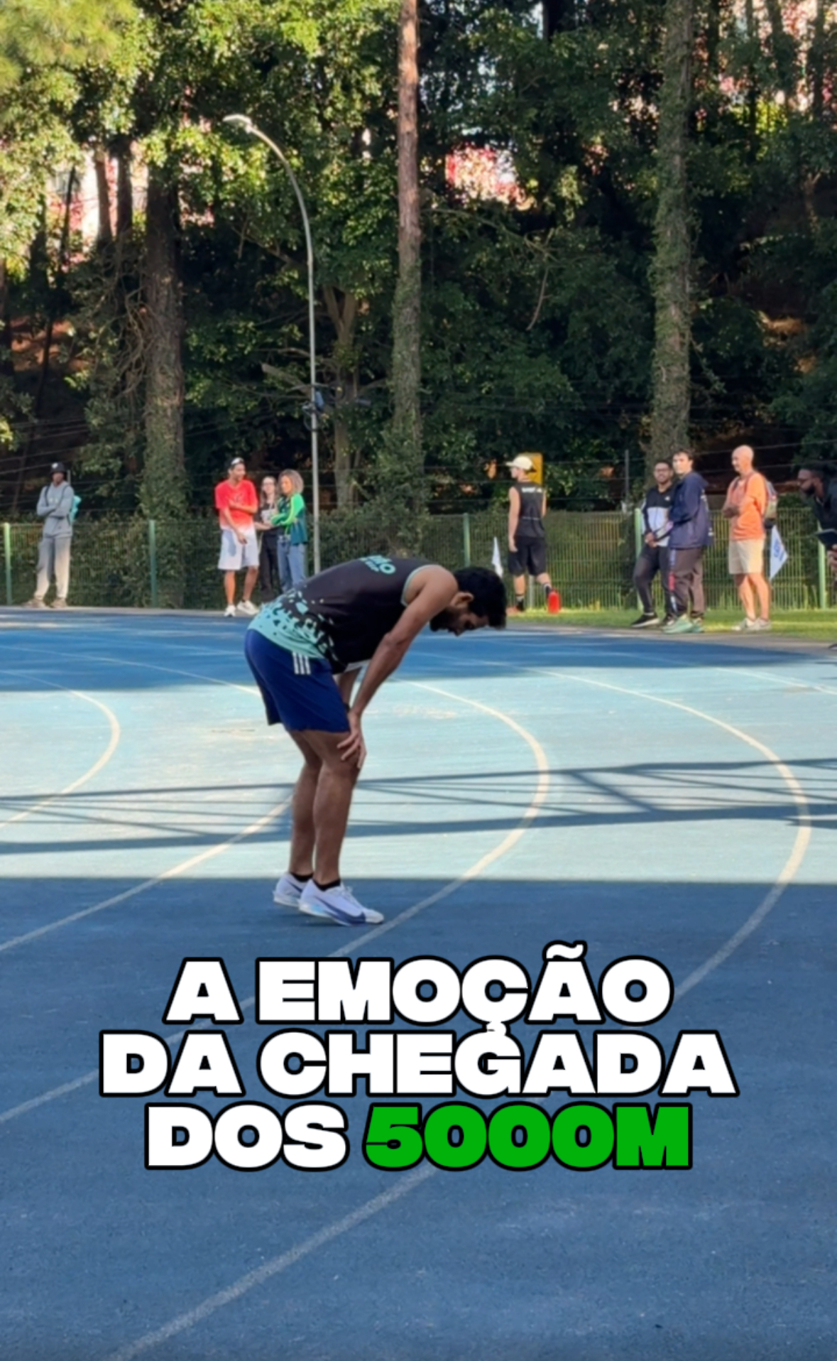 A Chegada do Pace nos 5000m