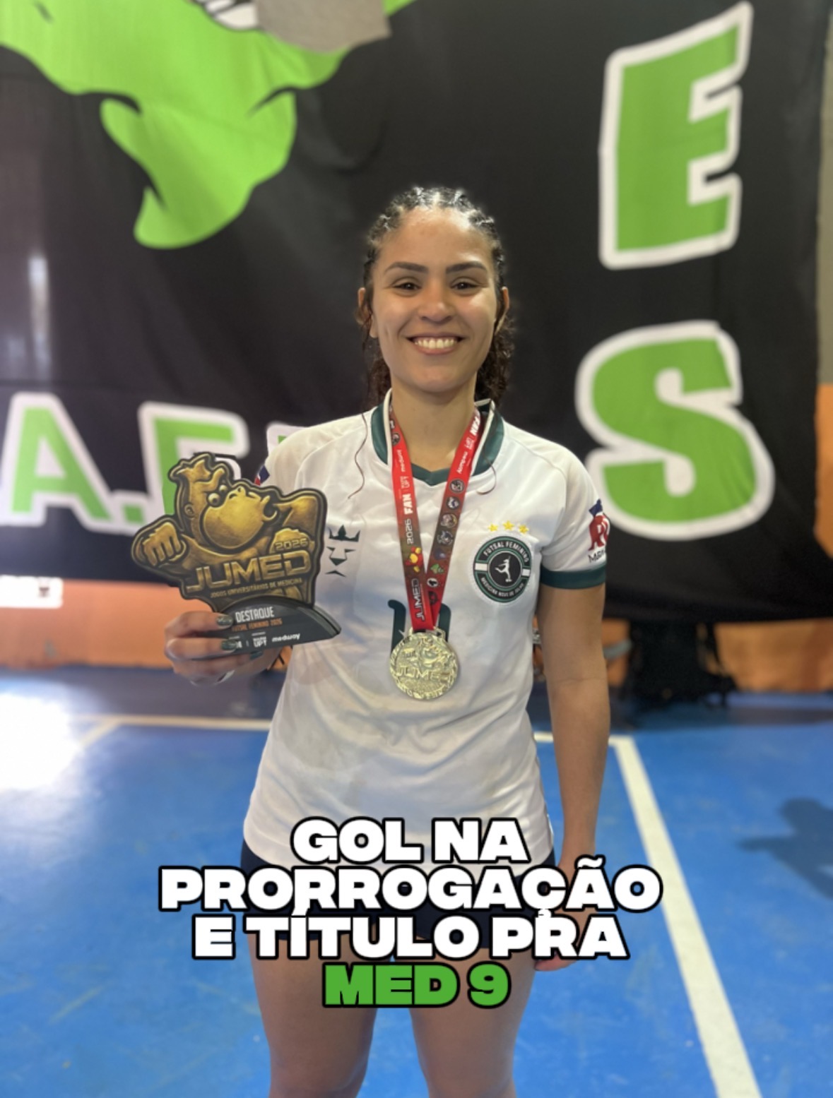 GOL NA FINAL E TÍTULO PRA MED9